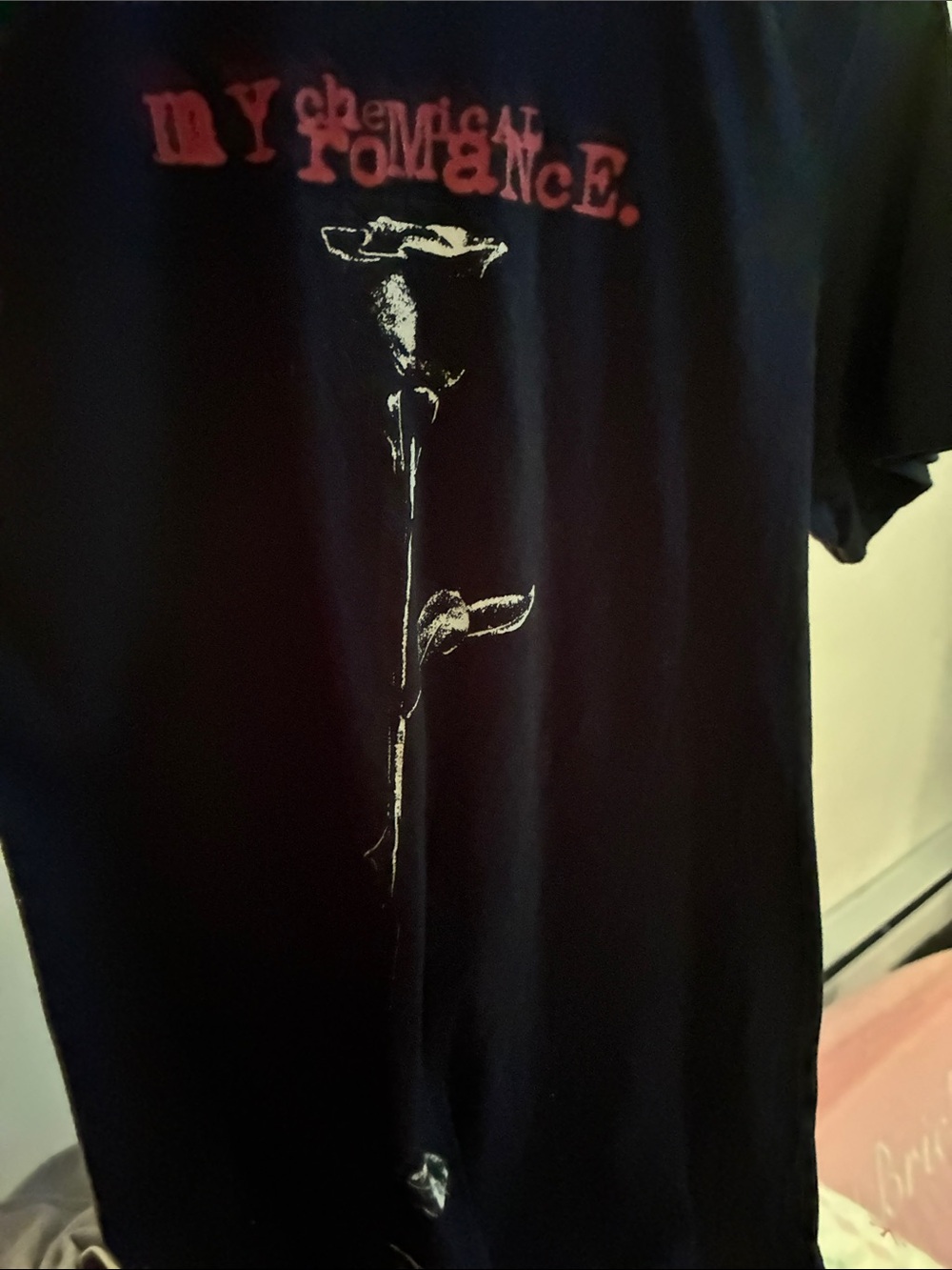 My Chemical Romance MCR Rose Graphic Tee S